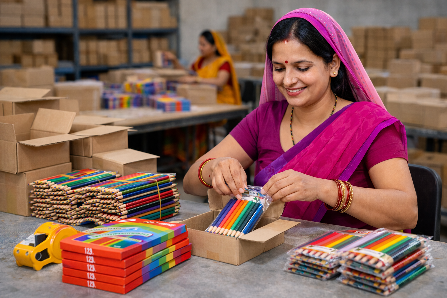 Pen and Pencil Packing Job